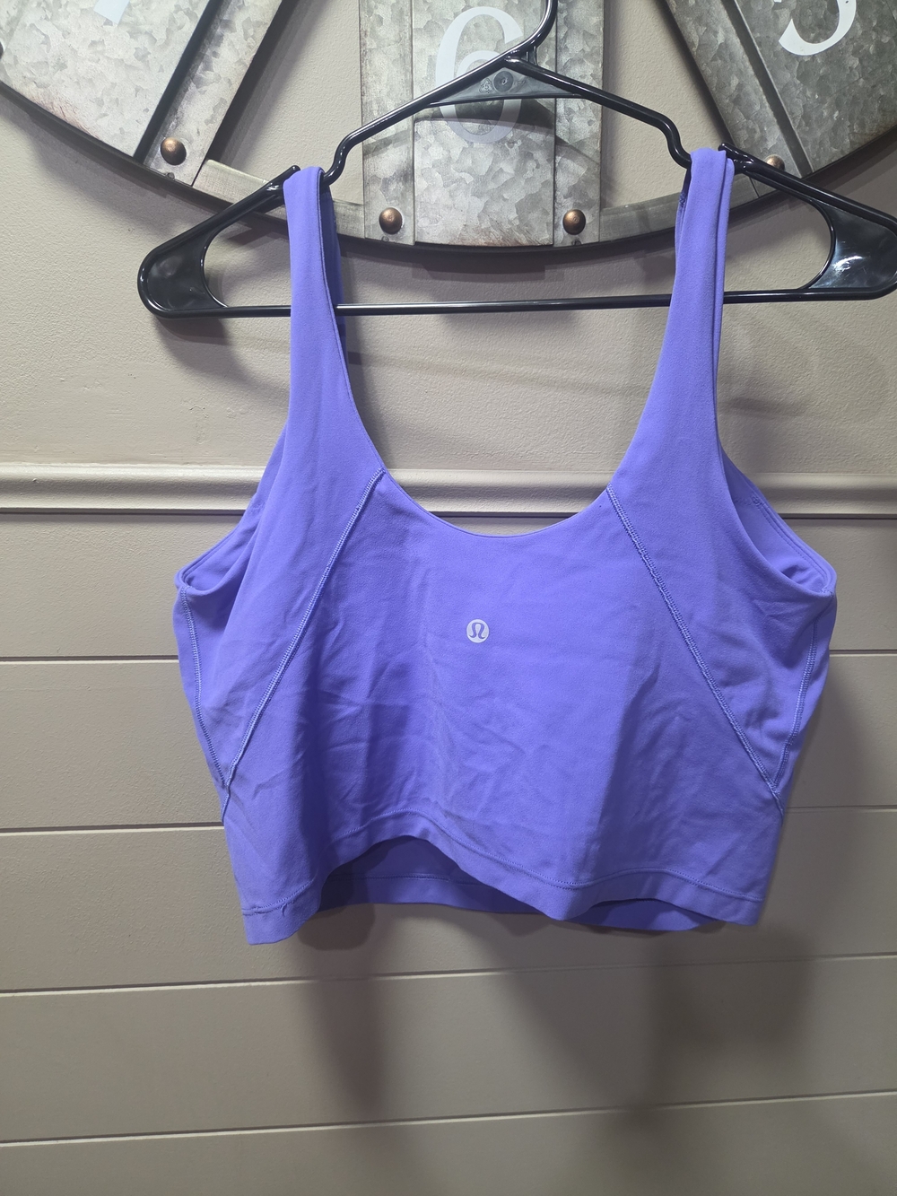 lululemon athletica Women's Purple Align Scoop Neck Sports Bra Crop Top